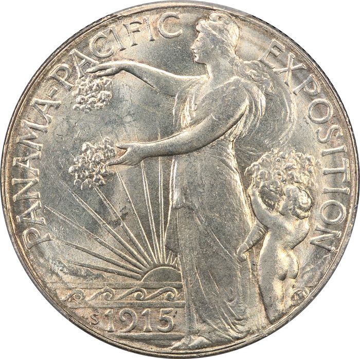 1915-S Panama-Pacific Commemorative Half Dollar (50c) Obverse Image