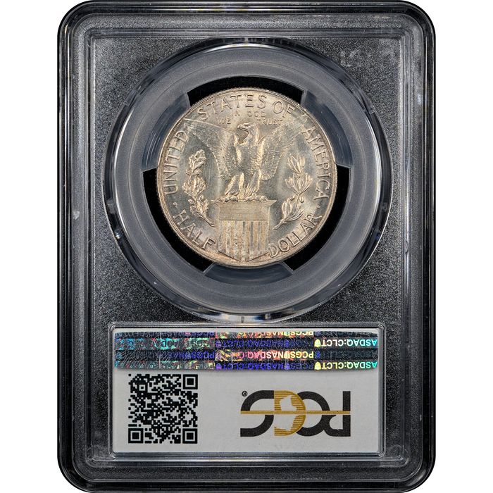 1915-S Panama-Pacific Commemorative Half Dollar (50c) Reverse Slab Image