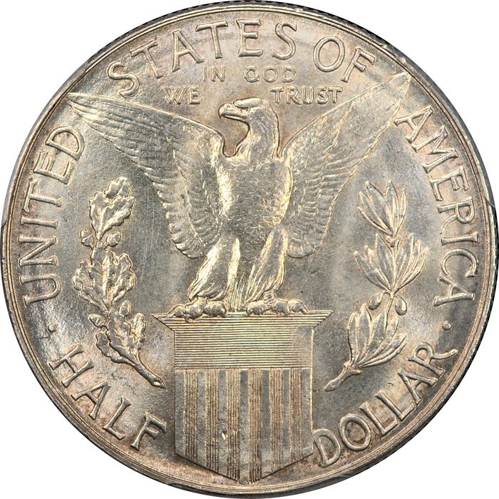 1915-S Panama-Pacific Commemorative Half Dollar (50c) Reverse Image