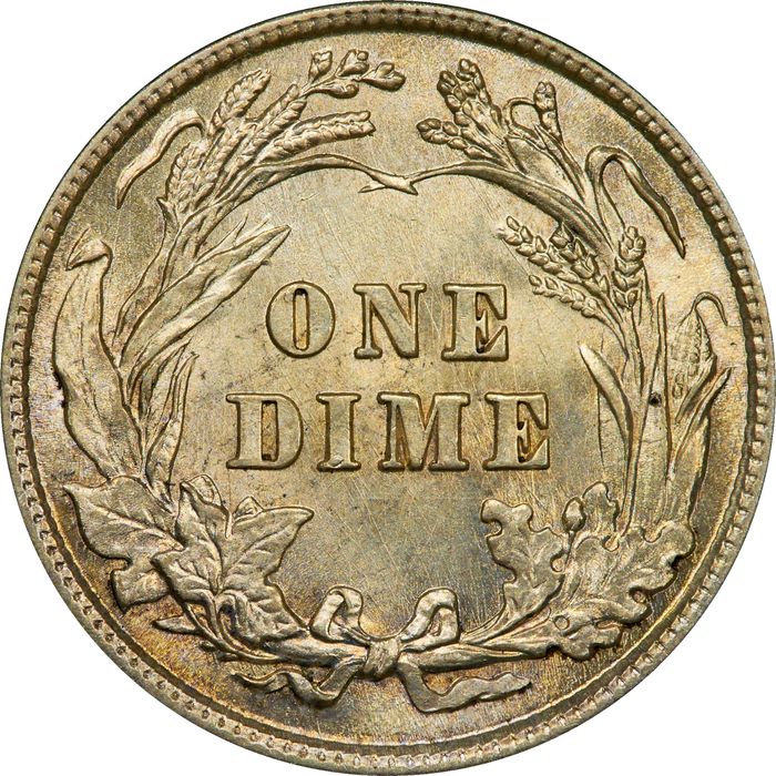 1916 Barber Dime (10c) OGH Photo 4