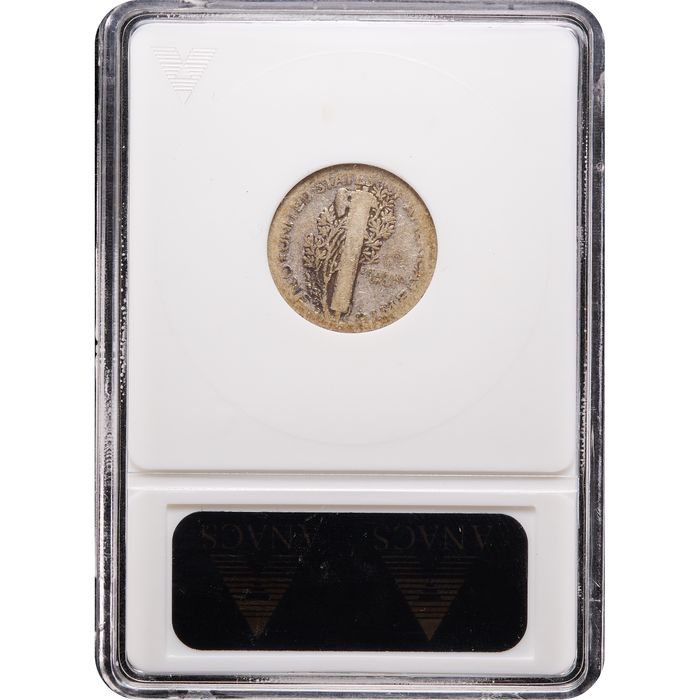 1916-D Mercury Dime (10c) Reverse Image