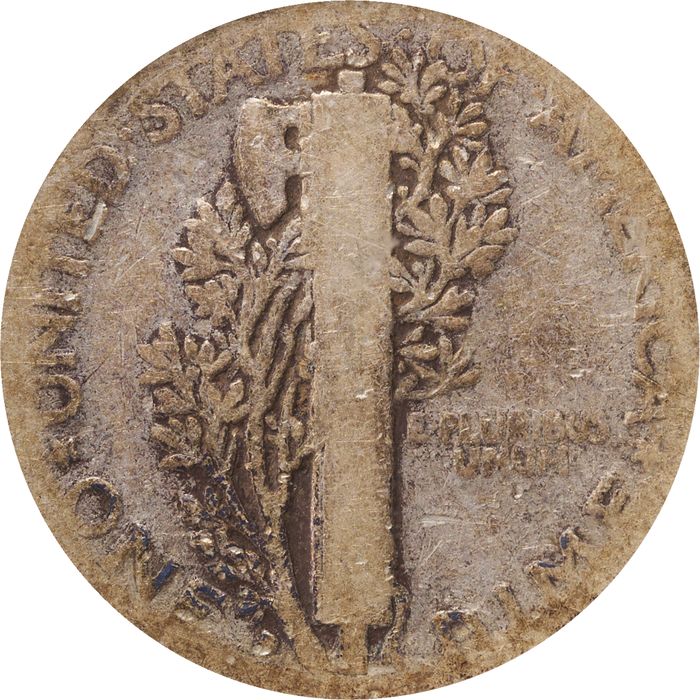 1916-D Mercury Dime (10c) Photo 4