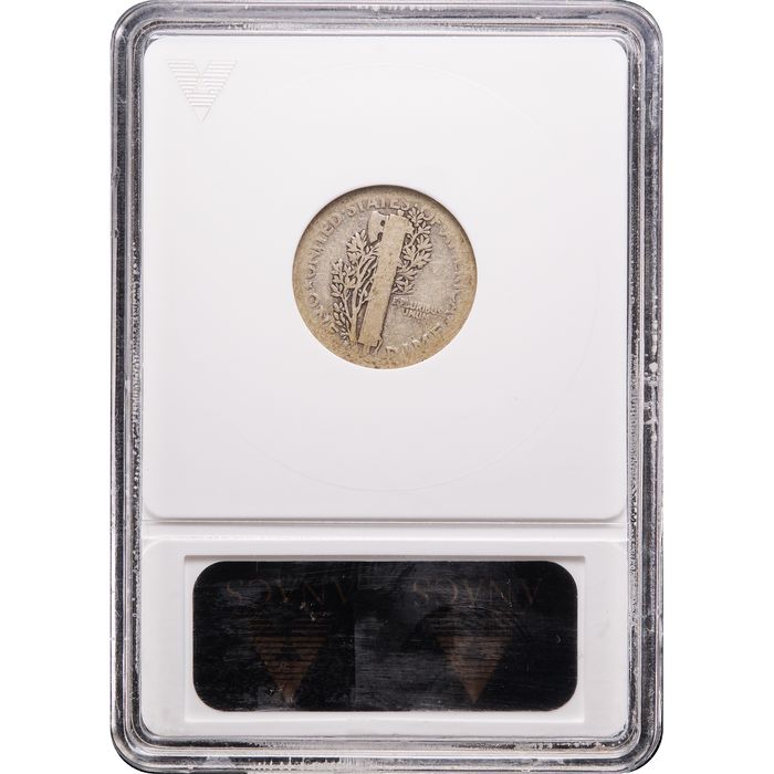 1916-D Mercury Dime (10c) Reverse Slab Image