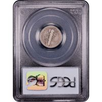 1916-D Mercury Dime (10c) Reverse Slab Image