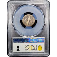 1916-D Mercury Dime (10c) Reverse Image