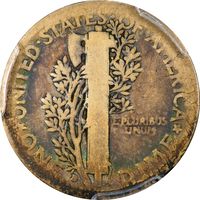 1916-D Mercury Dime (10c) Photo 4