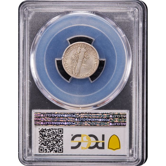 1916-D Mercury Dime (10c) Reverse Image