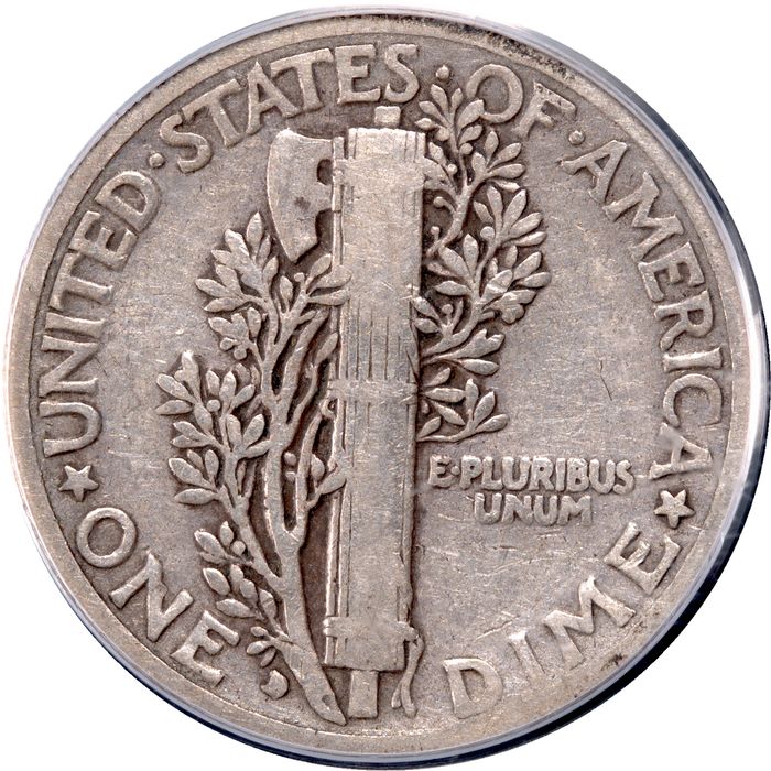 1916-D Mercury Dime (10c) Photo 4