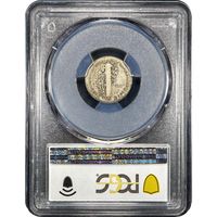 1916-D Mercury Dime (10c) Reverse Image