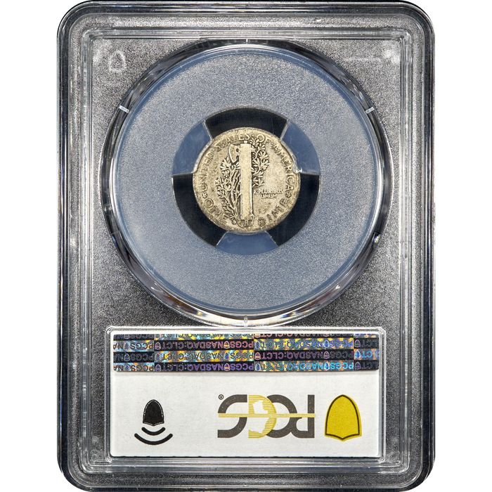1916-D Mercury Dime (10c) Reverse Image