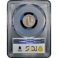 1916-D Mercury Dime (10c) Reverse Image