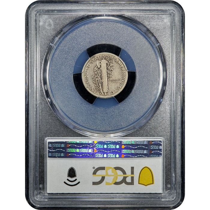 1916-D Mercury Dime (10c) Reverse Image