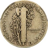 1916-D Mercury Dime (10c) Photo 4