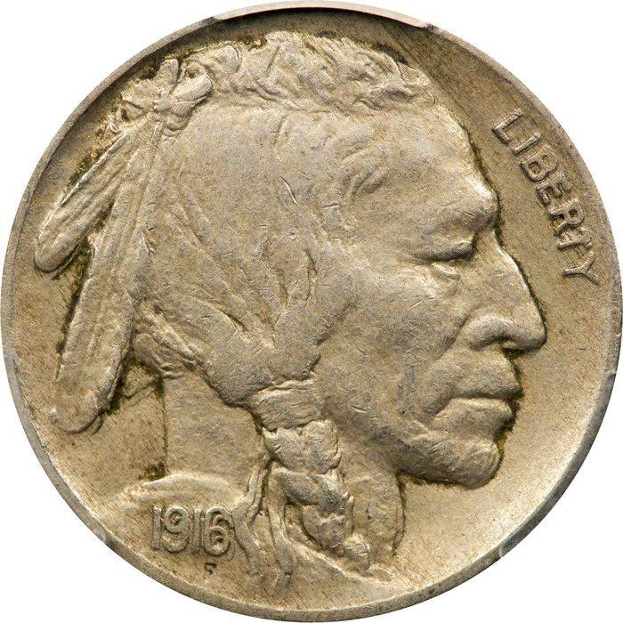 1916 Doubled Die Buffalo Nickel (5c) Photo 3