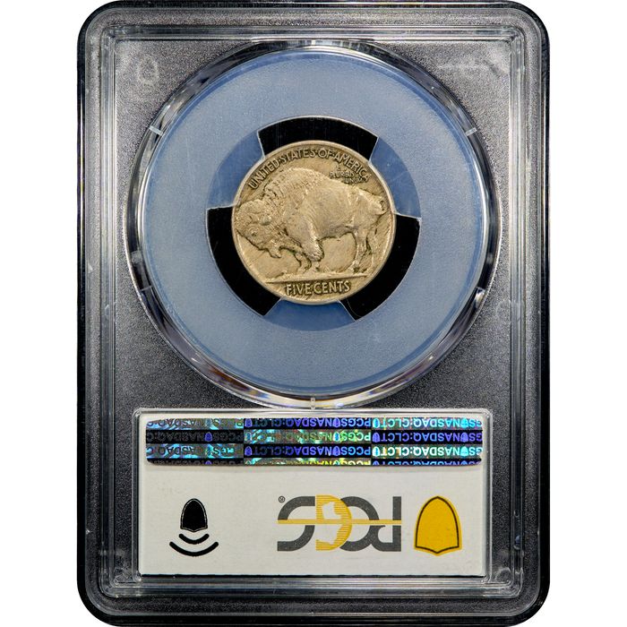 1916 Doubled Die Buffalo Nickel (5c) Reverse Image