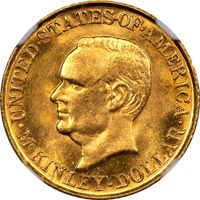 1916 McKinley Commemorative Gold Dollar ($1) Obverse Image