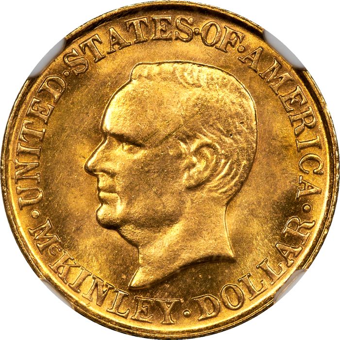 1916 McKinley Commemorative Gold Dollar ($1) Obverse Image