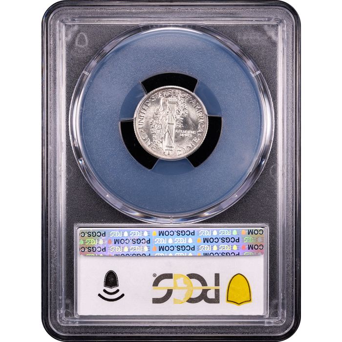 1916 Mercury Dime (10c) Reverse Slab Image
