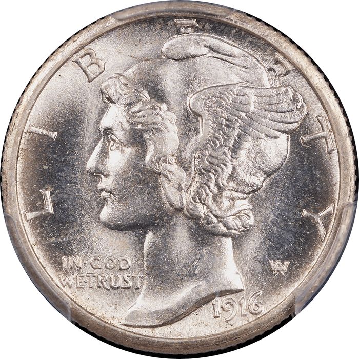 1916-S Mercury Dime (10c) Obverse Image