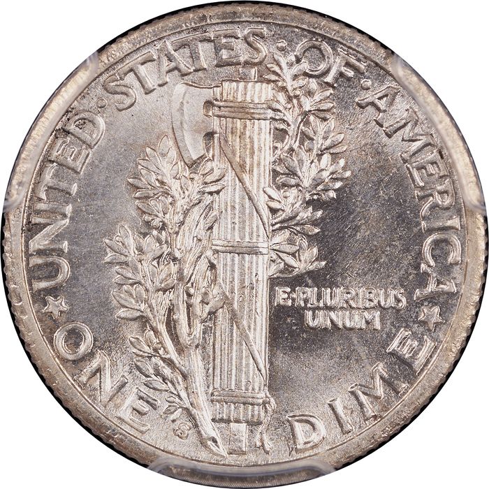 1916-S Mercury Dime (10c) Reverse Image
