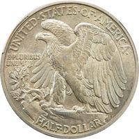 1916-S Walking Liberty Half Dollar (50c) Photo 4