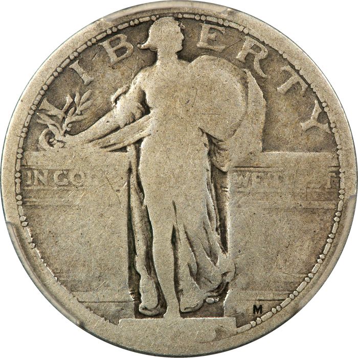 1916 Standing Liberty Quarter (25c) Obverse Image