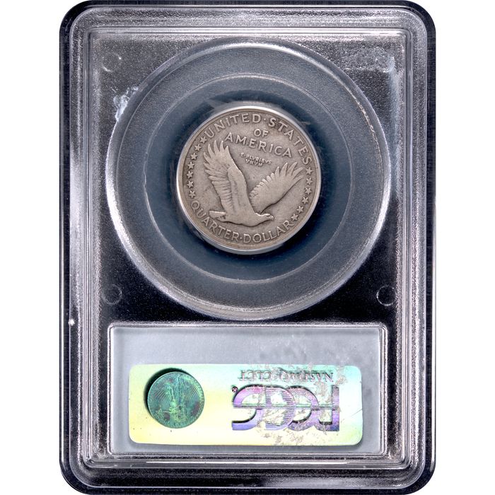 1916 Standing Liberty Quarter (25c) Reverse Image