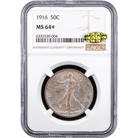 1916 Walking Liberty Half Dollar (50c) Obverse Image