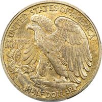 1917-D Reverse Walking Liberty Half Dollar (50c) Photo 4