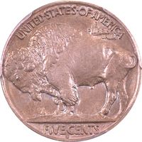 1917-S Buffalo Nickel (5c) Reverse Image