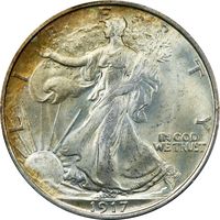 1917 Walking Liberty Half Dollar (50c) Obverse Image