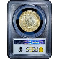 1917 Walking Liberty Half Dollar (50c) Reverse Slab Image