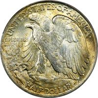 1917 Walking Liberty Half Dollar (50c) Reverse Image