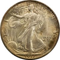 1917 Walking Liberty Half Dollar (50c) Obverse Image