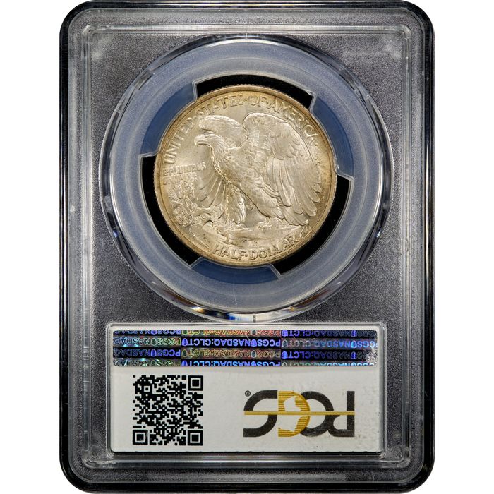 1917 Walking Liberty Half Dollar (50c) Reverse Slab Image