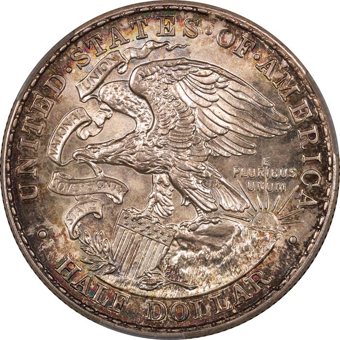 1918 Lincoln-Illinois Commemorative Half Dollar (50c) Reverse Image