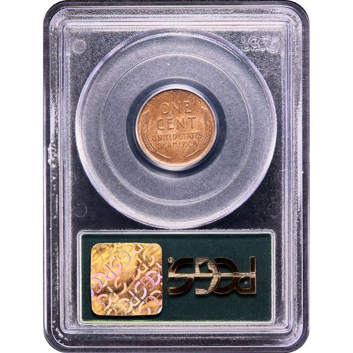 1918-S Lincoln Cent (1c) OGH Reverse Image