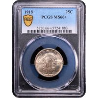 1918 Standing Liberty Quarter (25c) Obverse Image