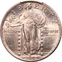1918 Standing Liberty Quarter (25c) Photo 3