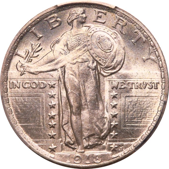 1918 Standing Liberty Quarter (25c) Photo 3