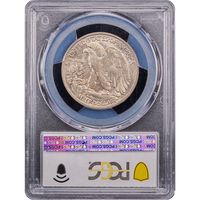 1918 Walking Liberty Half Dollar (50c) Reverse Slab Image