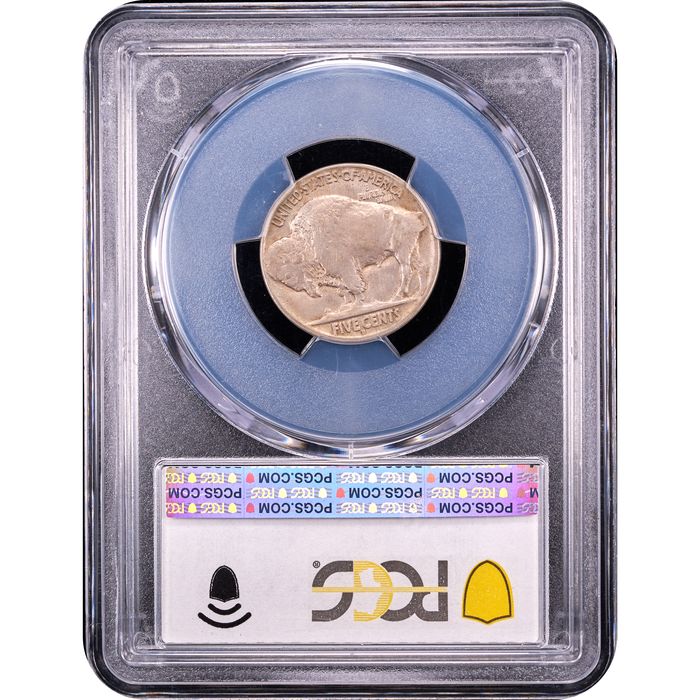 1918/7-D Buffalo Nickel (5c) Reverse Slab Image