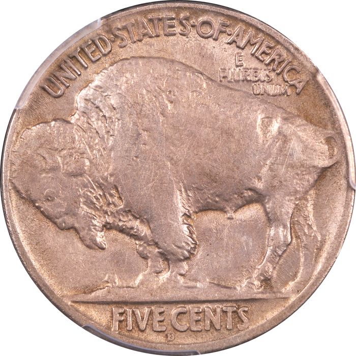 1918/7-D Buffalo Nickel (5c) Reverse Image