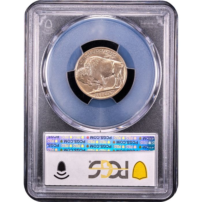 1918/7-D Buffalo Nickel (5c) Reverse Slab Image