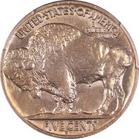 1918/7-D Buffalo Nickel (5c) Reverse Image