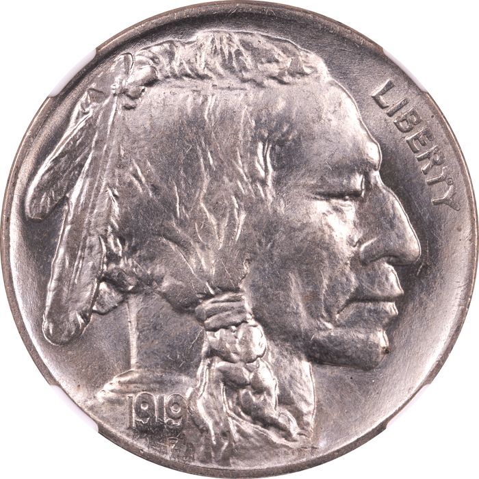 1919 Buffalo Nickel (5c) Obverse Image
