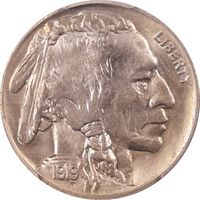 1919 Buffalo Nickel (5c) Obverse Image