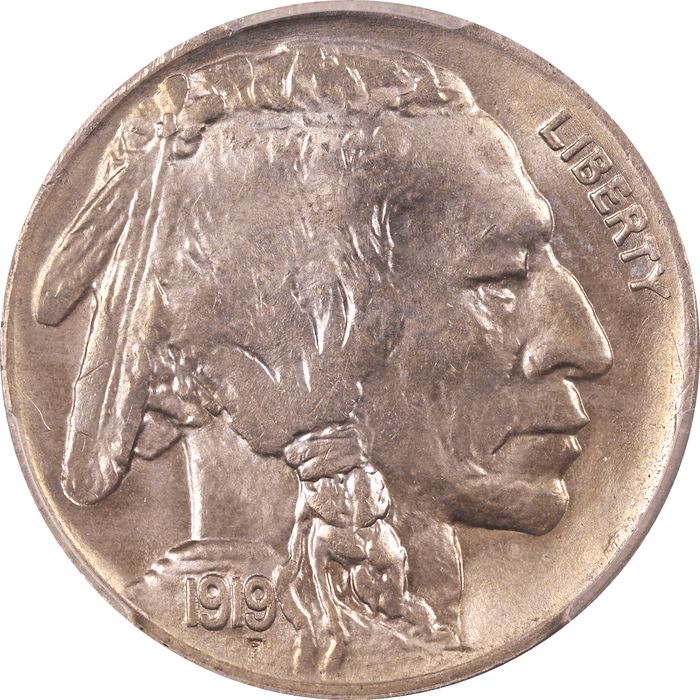 1919 Buffalo Nickel (5c) Obverse Image