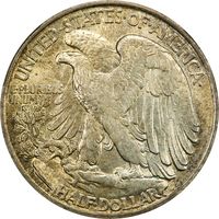 1919-D Walking Liberty Half Dollar (50c) Photo 4
