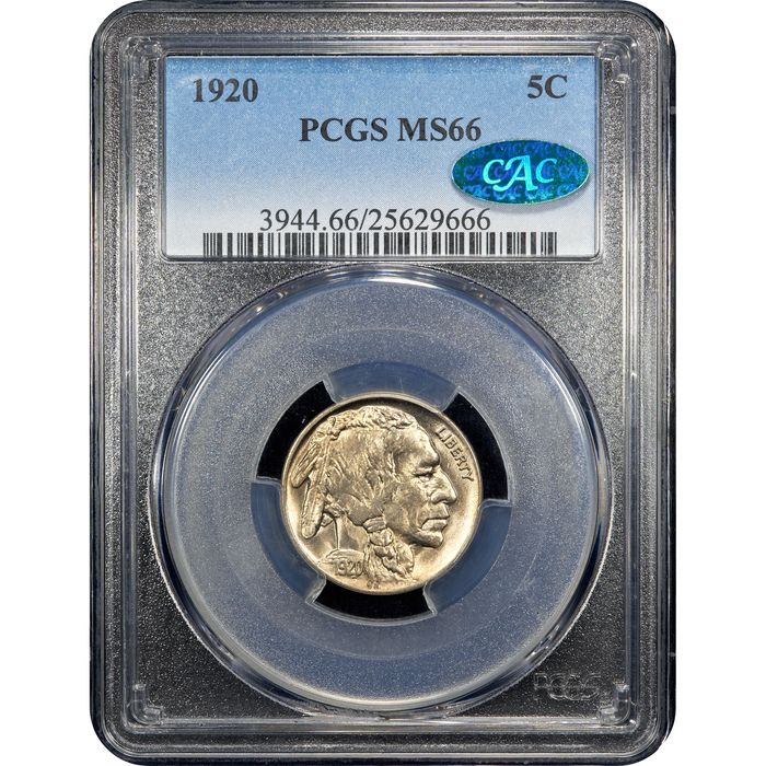 1920 Buffalo Nickel (5c) Obverse Image